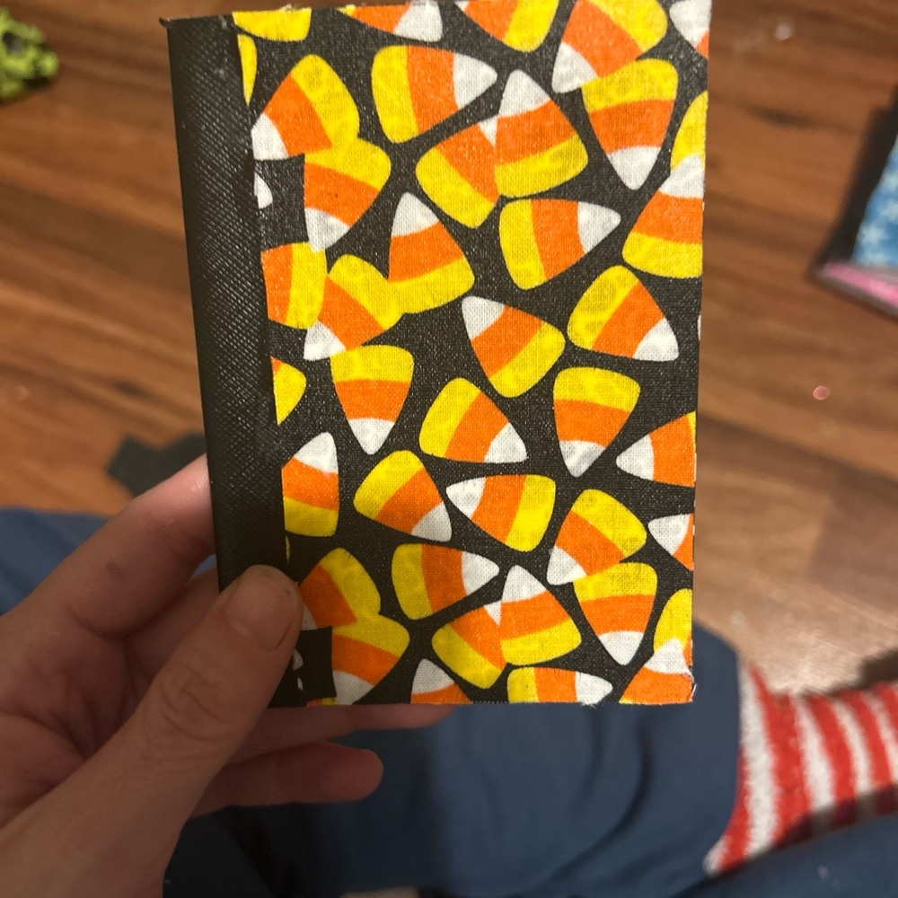 Candy Corn Patterned Notebook
